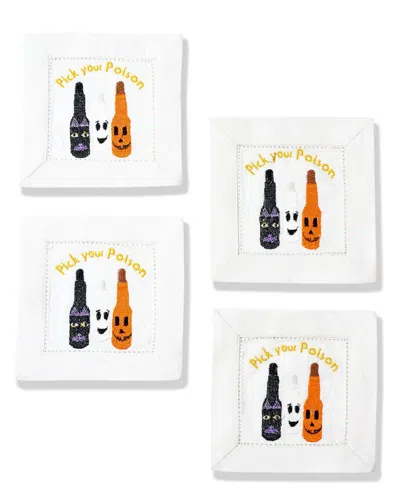 Tiramisu Pick Your Poison Cocktail Napkins Set In Multi