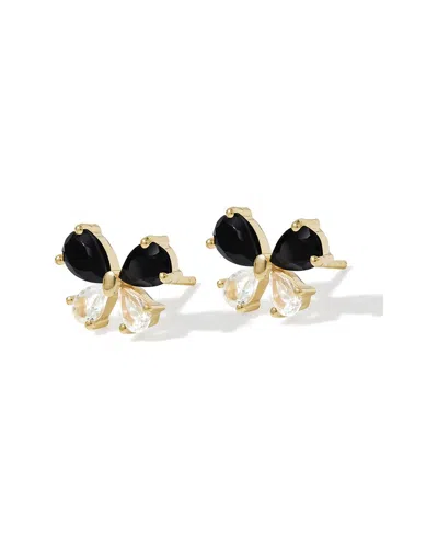 Tiramisu Plated 1.60 Ct. Tw. Gemstone Stud Earring In Gold