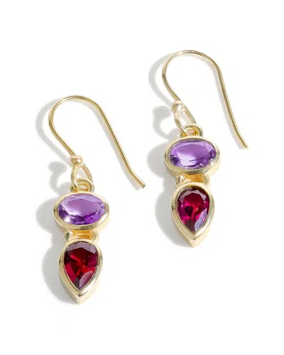 Tiramisu Plated 3.50 Ct. Tw. Gemstone Dangle Earring In Gold