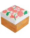 Tiramisu Poppy Meadow Keepsake Box In Multi