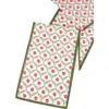 Tiramisu Print Cotton Table Runner In Multi