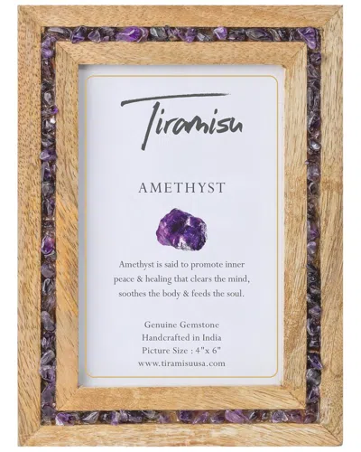 Tiramisu Purple Majesty Amethyst 4x6 Picture Frame