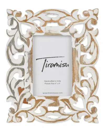 Tiramisu Regal Renaissance Photo Frame In White