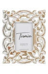 Tiramisu Regal Renaissance Wood Carved Picture Frame In White