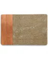 Tiramisu Resin & Wood 2 Cheese Board In Brown