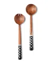 Tiramisu Resin & Wood Salad Set