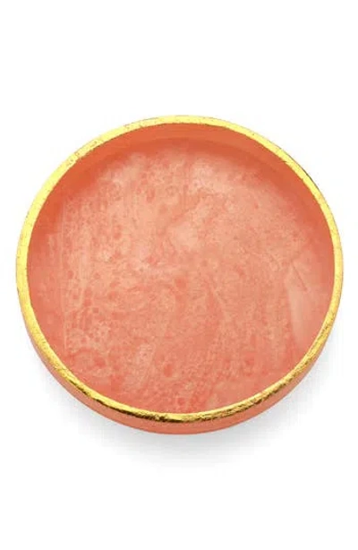 Tiramisu Resin Serving Tray In Pink