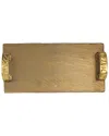 Tiramisu Resin Slate Cheese Platter With Handles In Green