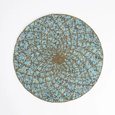 Tiramisu Royal Azure Beaded Placemat