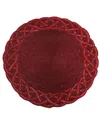 Tiramisu Ruby Glow Beaded Placemat