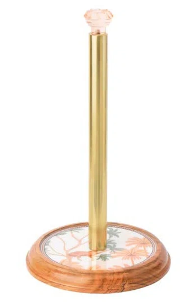 Tiramisu Savannah Blush Paper Towel Holder In Multi