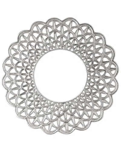 Tiramisu Scalloped Lattice Charger Plate In Blue