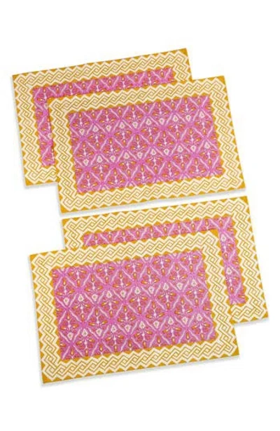 TIRAMISU TIRAMISU SCARLET SET OF 4 PLACEMATS