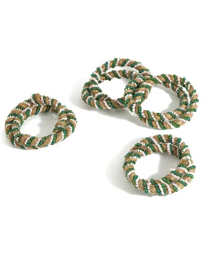 Tiramisu Serenity Swirl Napkin Rings