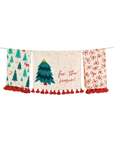 TIRAMISU TIRAMISU SET OF 3 THE REASON FOR THE SEASON ARTISAN KITCHEN TEA TOWEL SET