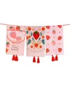 Tiramisu Set Of 3 The Strawberry Fields Forever Artisan Kitchen Tea Towel Set In Pink