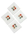 Tiramisu Set Of 4 Autumn Color Palette Cocktail Napkins