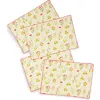 Tiramisu Set Of 4 Cotton Placemats In Cream