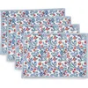Tiramisu Set Of 4 Cotton Placemats In Multi