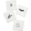 Tiramisu Set Of 4 Embroidered Coasters In Multi