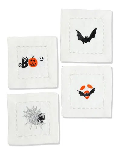 TIRAMISU TIRAMISU SET OF 4 HAUNTED NIGHT COCKTAIL NAPKINS