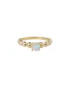 Tiramisu Silver 0.30 Ct. Tw. Ethiopian Opal Ring