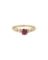 Tiramisu Silver 0.45 Ct. Tw. Lab-grown Ruby Ring