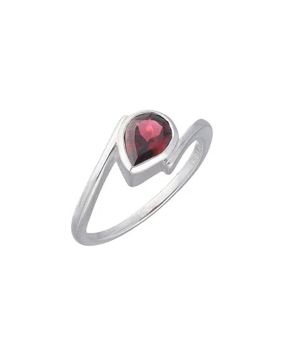 Tiramisu Silver 1.21 Ct. Tw. Rhodolite Garnet Ring