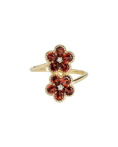 Tiramisu Silver 2.08 Ct. Tw. Gemstone Ring