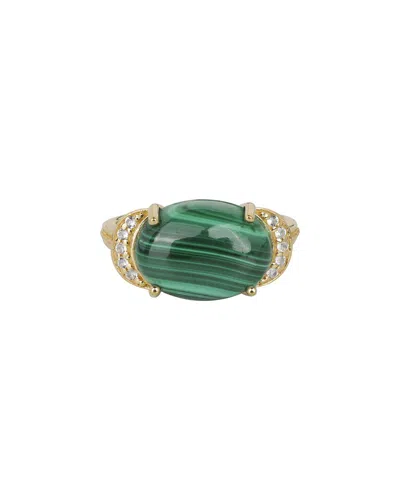 Tiramisu Silver 3.00 Ct. Tw. Gemstone Ring In Green
