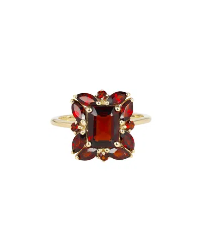 Tiramisu Silver 3.48 Ct. Tw. Garnet Ring In Gold
