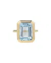 Tiramisu Silver 9.30 Ct. Tw. Sky Blue Topaz Ring