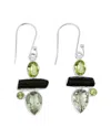 Tiramisu Silver 9.60 Ct. Tw. Gemstone Earring