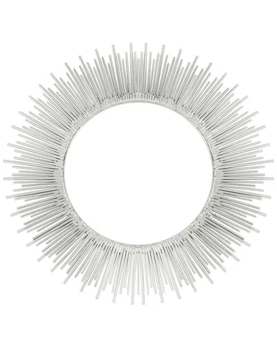Tiramisu Stellar Sunburst Charger Plate In White