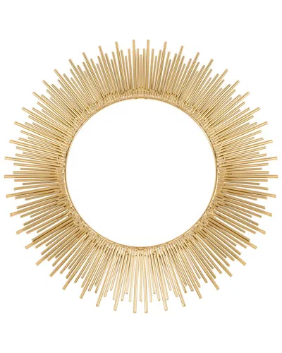 Tiramisu Stellar Sunburst Charger Plate In Gold