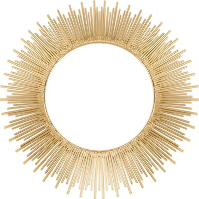 Tiramisu Stellar Sunburst Iron Decorative Object In Gold