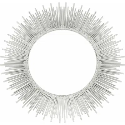 Tiramisu Stellar Sunburst Iron Decorative Object In Silver