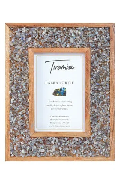 Tiramisu Stone Embellished Picture Frame In Gray