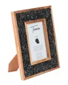 Tiramisu Sunset Crest Black Onyx Picture Frame Set In Black