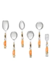 Tiramisu Sunset Glow 6-piece Serving Spoons