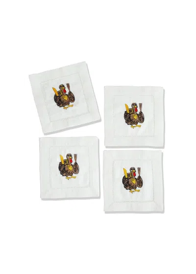 TIRAMISU THANKSGIVING TURKEY COCKTAIL NAPKINS