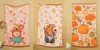 Tiramisu The "autumn Harvest Gnome" Artisan Kitchen Tea Towel Set - Set Of 3 In Multi