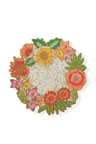 TIRAMISU THE "BOTANICAL CROWN" BEADED PLACEMAT