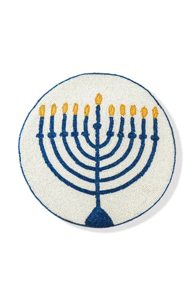 TIRAMISU THE "CHANUKAH FROST" BEADED PLACEMAT