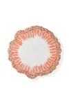 Tiramisu Citrus Sunburst Beaded Placemat In Pink