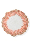 Tiramisu The Citrus Sunburst Beaded Placemat In Neutral