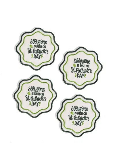 Tiramisu Set Of 4 The Clover Crest Cocktail Napkins In Multi