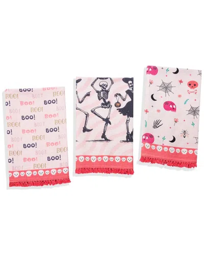 Tiramisu The Danse Macabre Halloween Kitchen Towel Set In Multi