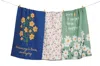 Tiramisu The Good Vibes Botanical Kitchen Towel Set In Multi