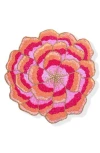 Tiramisu The Peony Sunset Beaded Placemat In Pink